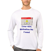Erro Engraçado 404 Motivação Não Encontrada Camisa