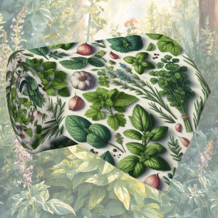 Ervas Frescas de Jardim   Gravata de Cozinha para 