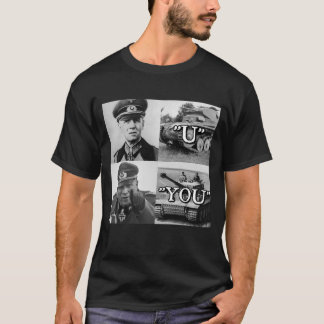 Erwin Rommel "U" contra "você" t-shirt