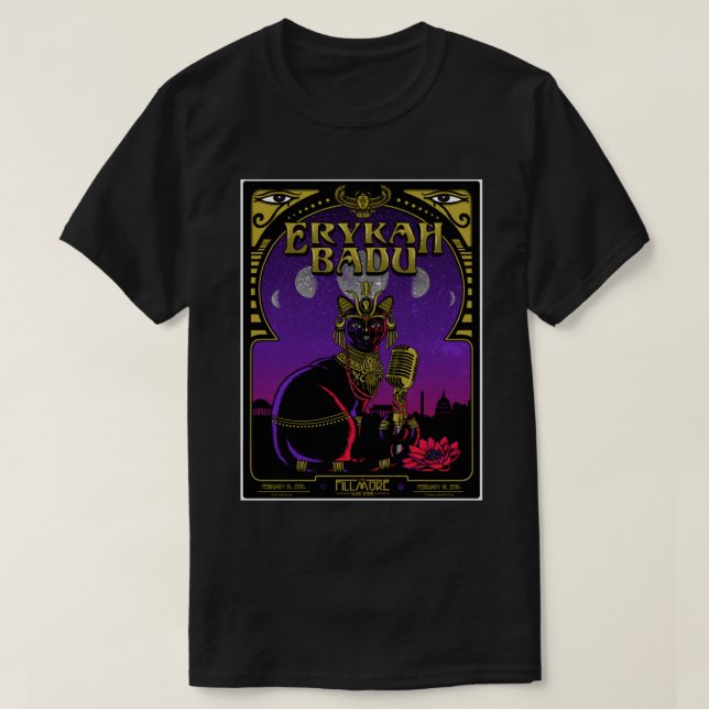 Erykah Badu Classic T-Shirt (Frente do Design)