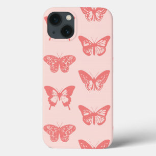 Esboço da borboleta, rosa do coral