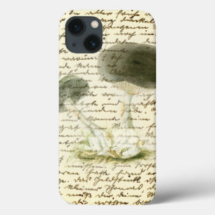 Esboço de mushroom esmaecido texto desbotado boho