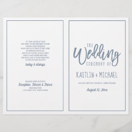 Esboço Moderno de Pincel Casado - Programas Azuis 