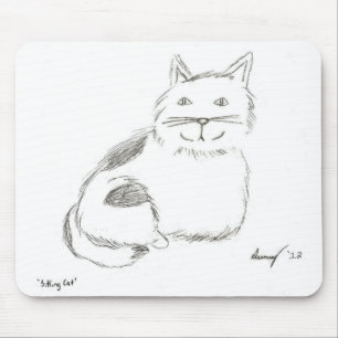 Esboço Mousepad do gatinho
