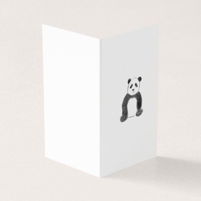 Esboço preto e branco do panda (Exterior)