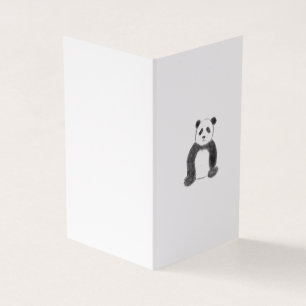 Esboço preto e branco do panda