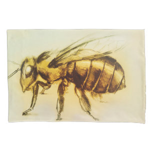 Esboço realístico do inseto, zangão amarelo,