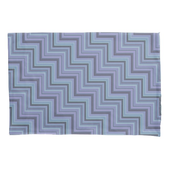 Escada de stripes de cinza azul (Frente)