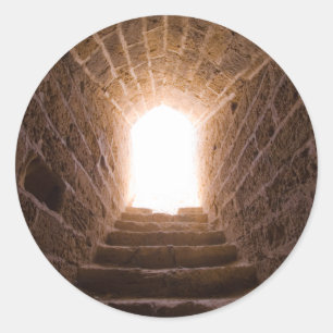 Escada para os autocolantes do céu