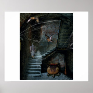 Escadaria assombrada poster
