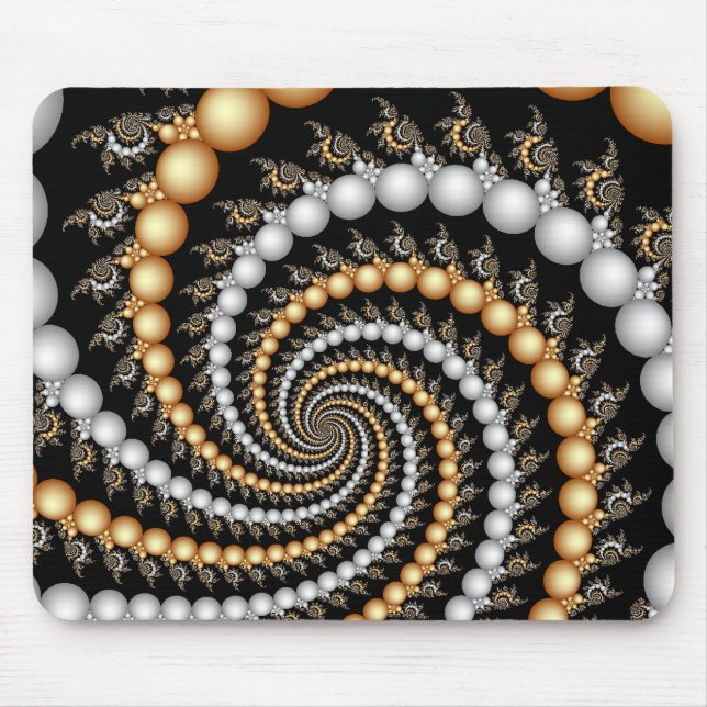 Escadaria espiral Mousepad do Fractal (Frente)
