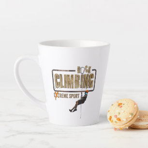 Escalada   Caneca de Café Latte