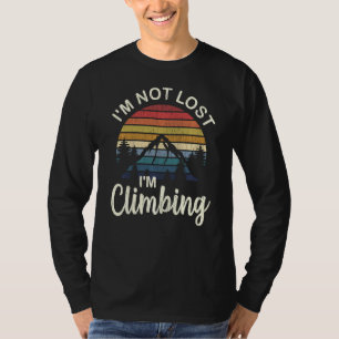 Escalada De Camisas De Escala De Montanha