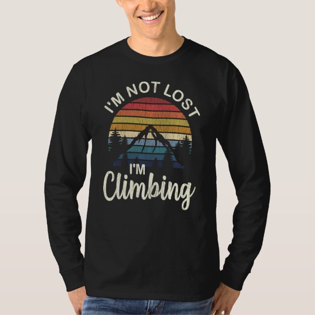 Escalada De Camisas De Escala De Montanha (Frente)