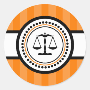 Escalas da etiqueta das listras de justiça