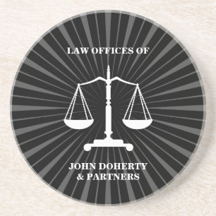 Escalas de justiça - porta copos