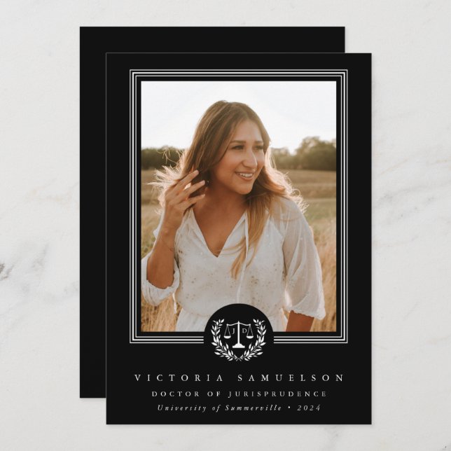 Escalas de Lei JD - Anúncio de Quadro de Cheio (Frente/Verso)