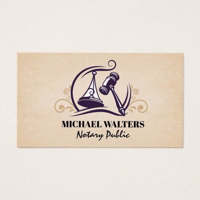 Escalas legais | Logotipo Gavel (Frente)