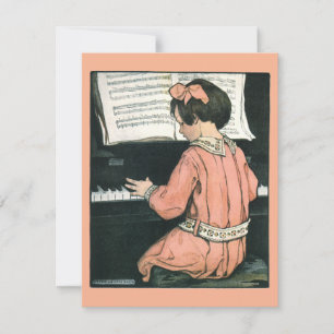 Escalas por Jessie Willcox Smith, Menina de Música