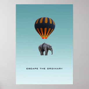 ESCAPE O POSTER ORDINÁRIO DO ELEFANTE DE %PIPE%