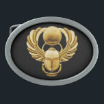 Escaravelho egípcio Dourado<br><div class="desc">Arte egípcia Dourado baseada no hieroglyph do escaravelho, tradicional um símbolo da boa sorte.</div>