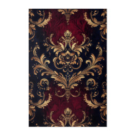 Escarlate e barroco Dourado