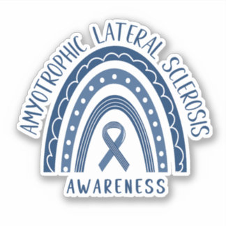 Esclerose Lateral Amilotrófica ALS Adesivo Arco-ír