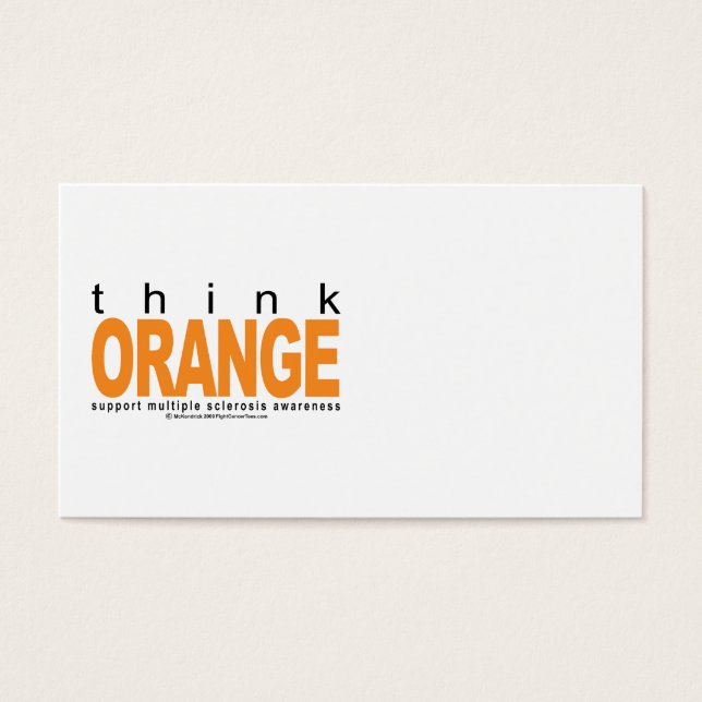 Esclerose Múltipla PENSA Laranja (Frente)