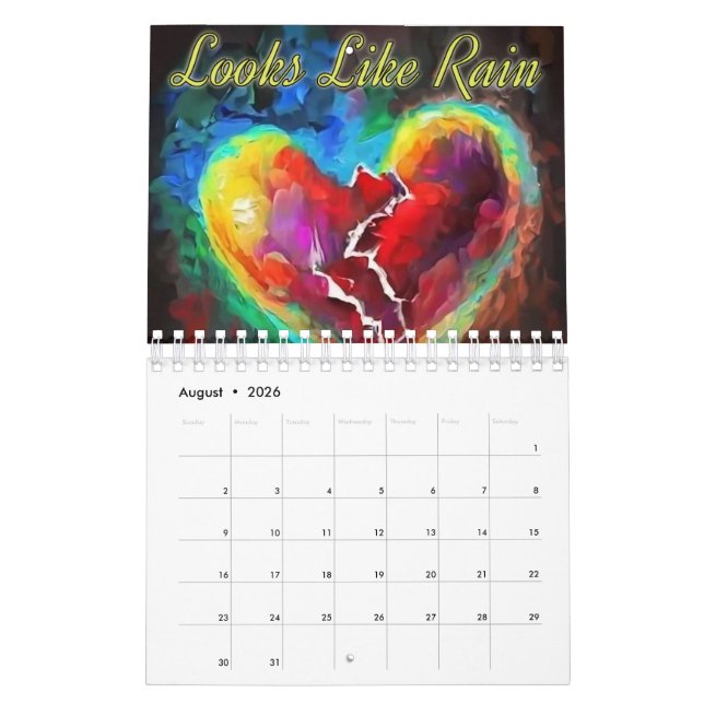 Escocês Oficial Allen 2024 Calendário Espiral (Ago 2026)