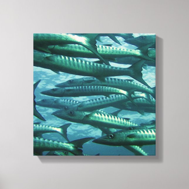 Escola de Canvas de Peixe Verde (Frente)