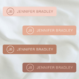 Escola de Etiquetas de Vestuário de Nome Personali