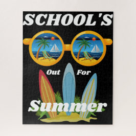 Escolas Fora Para Quebra-cabeça de Verão