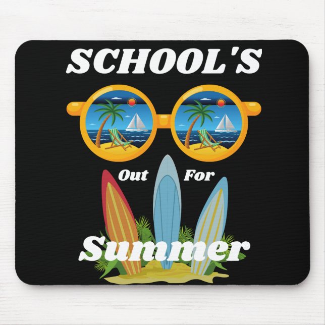 Escolas para o mouse pad de verão (Frente)