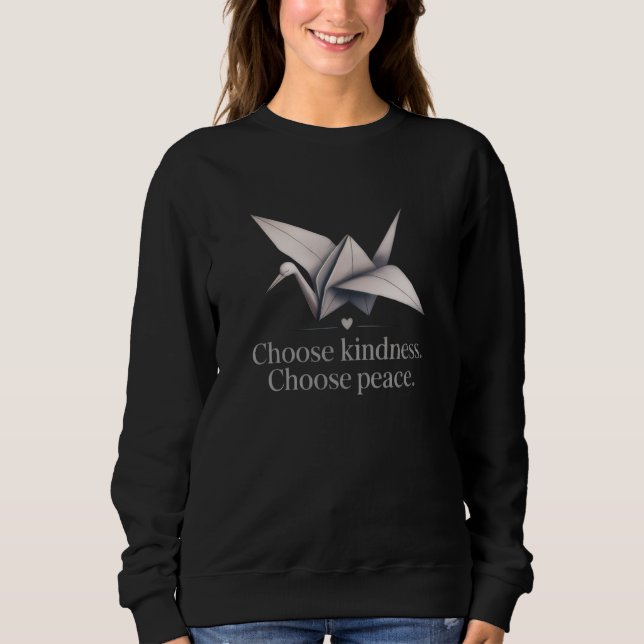 "Escolha a Bondade, Escolha a Paz" - Camiseta Dove (Frente)