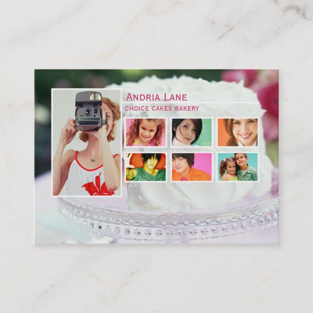 Escolha Cakes Chubby Cartões de visitas (Frente)