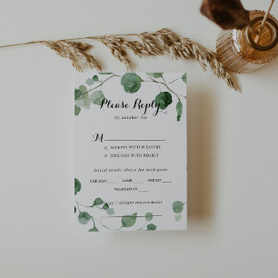 Escolha do Menu Casamento Eucalyptus Calliographic