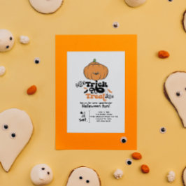 Escolha ou trate convites personalizados de abóbor