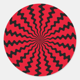 Escolha seu adesivo de Zig Zag Cor de Fundo