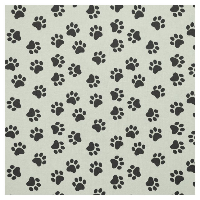 Escolha seu tecido de impressão de Paw de cor de f (Modelo)