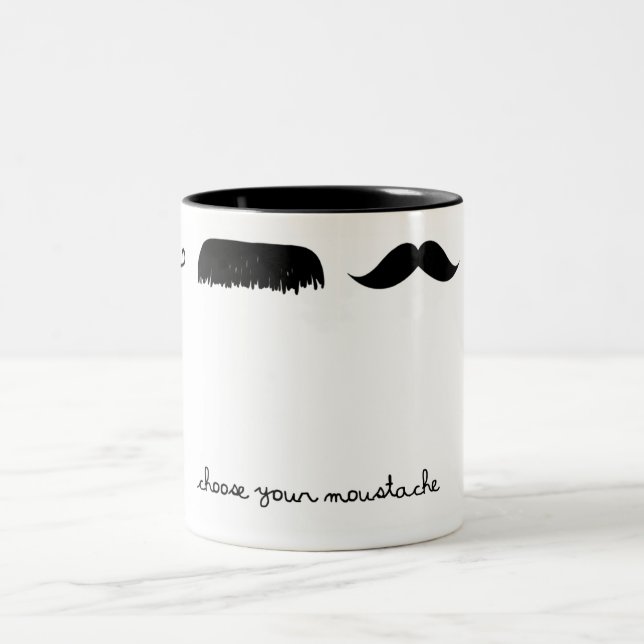 escolha sua caneca do moustache (Centro)