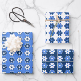 Escolha suas próprias cores - Flores Retro Diverti