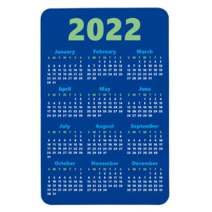 Escolha suas próprias cores Íman Calendário 2