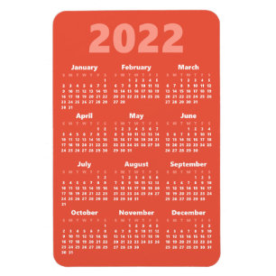 Escolha suas próprias cores Íman Calendário 2