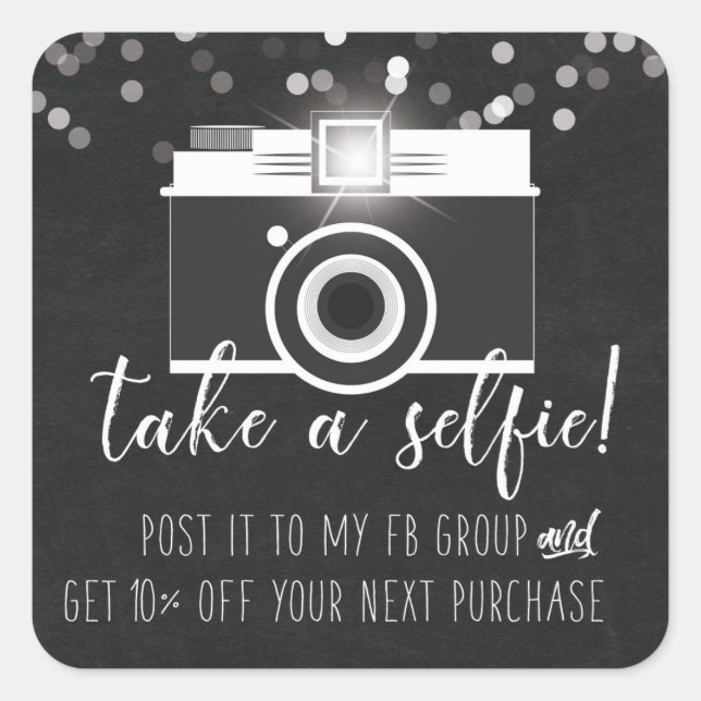 Escolha um Autocolante de fidelidade do cliente (Frente)