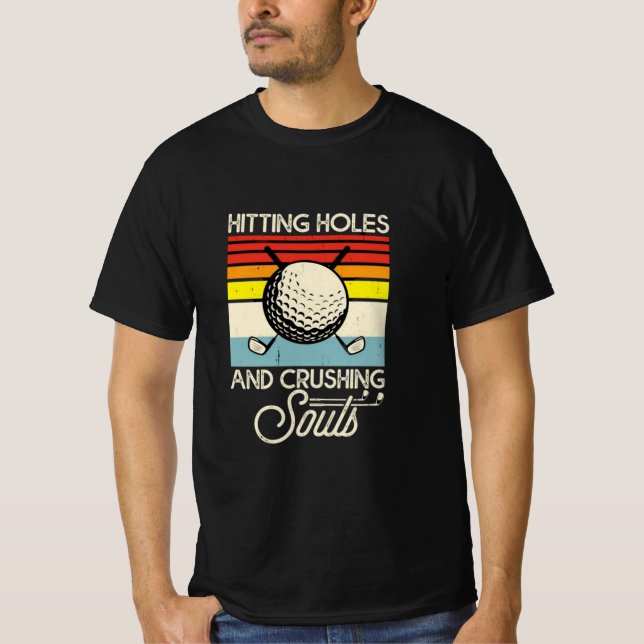 Escolhe Design de Golfe - Camisetas e Dias de os p (Frente)
