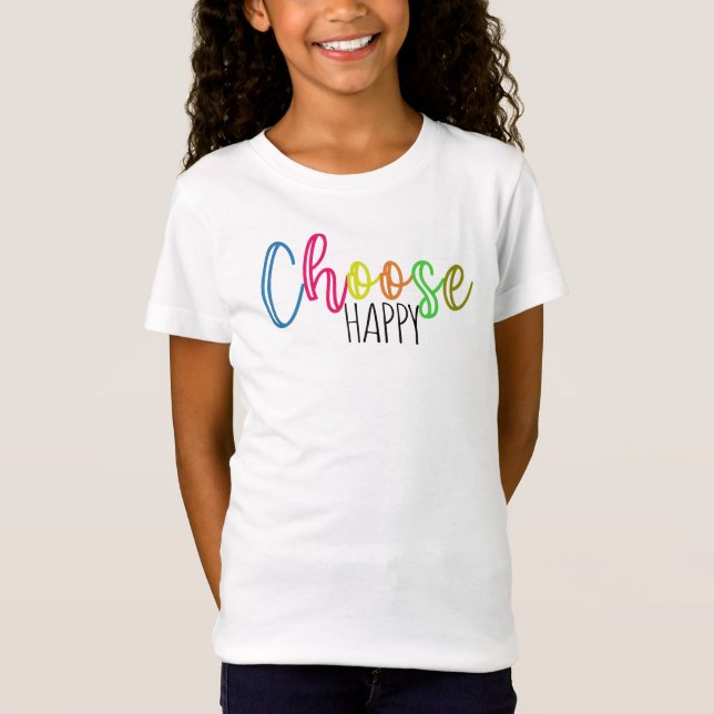 Escolher T-Shirt Feliz (Frente)