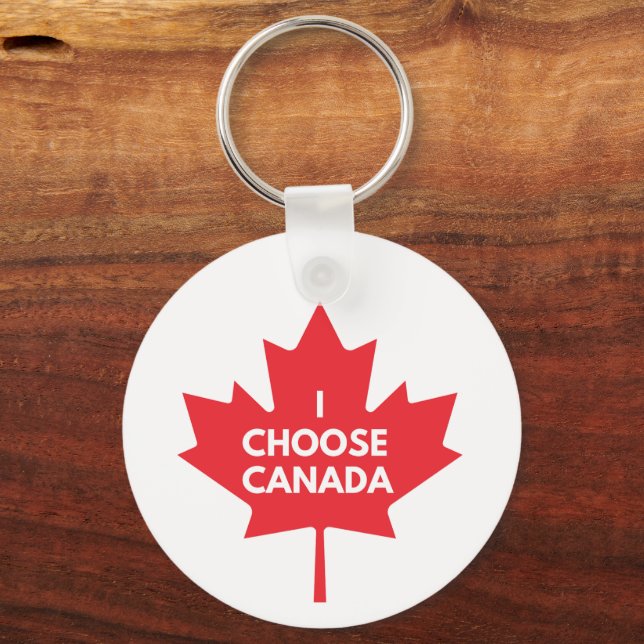 Escolho Chaveiro Canadá (Verso)