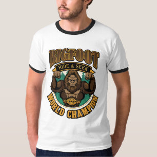 Esconde-se e procure Camiseta de Dedo Masculina
