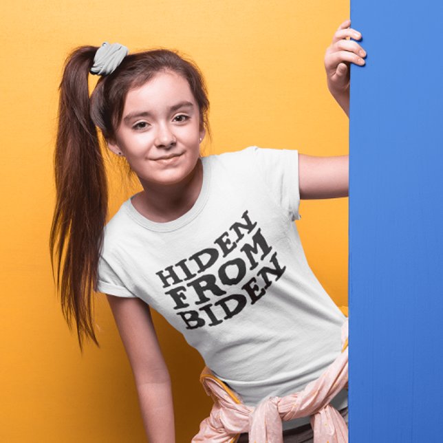 ESCONDIDO DE JOE BIDEN GIRLS T-SHIRTS Hoodie (Criador carregado)