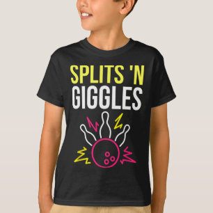 Escórias de Camisa de Boliche de Splits n Giggles